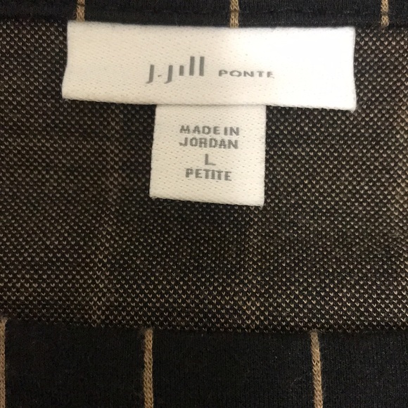 J-Jill PONTE Long Sleeve withe Buttons Size L/P - Picture 5 of 12